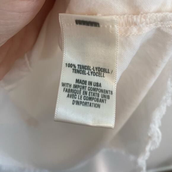 Anthropologie Cloth & Stone Womens Size Small Button Down Shirt Raw Frayed Hem - Picture 5 of 5